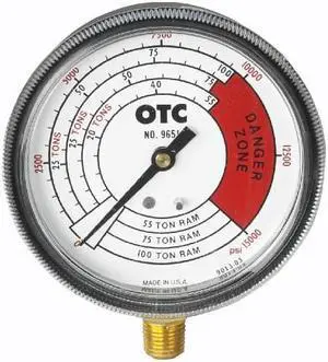 OTC (9651) Pressure and Tonnage Gauge with 4-Scales