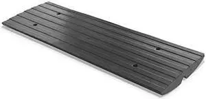 Car Driveway Curb Ramp - Heavy Duty Rubber Threshold Ramp - Also for Loading Dock, Garage, Sidewalk, Truck, Scooter, Bike, Motorcycle, Wheelchair Mobility & Other Vehicle - Pyle PCRBDR24
