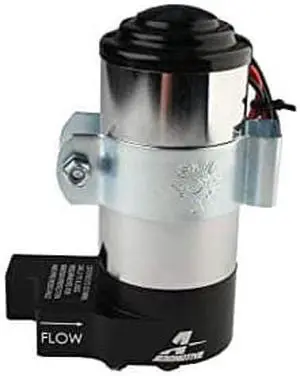 Aeromotive Fuel Pump, H/O Marine, Electric, In-Line, 90 gph at 5 psi, 3/8 in NPT Female Inlet/Outlet, 7 psi Internal Regulator, Black, E85 / Gas, Each