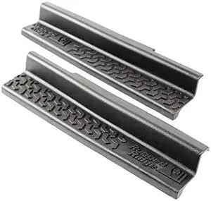 Rugged Ridge 11216.21 All Terrain Entry Guard Kit; 07-18 Jeep Wrangler JKU, Black