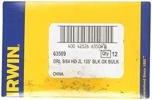 BIT DRILL 9/64"HSS BULK