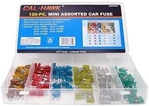 Cal-Hawk CAPCFM Assorted Car Truck Mini Fuse 5,7.5,10,15,20,25,30 Amp