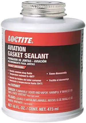 Loctite 1525607 Aviation Gasket Sealant 16oz Brush Top Can, 1 Pack