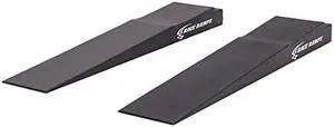 Race Ramps RR-TR-7-FLP 7" Trailer Ramp with Cut-Out,Black