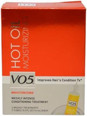 Alberto VO5 Moisturizing Hot Oil Treatment, 0.5 Ounce, 2-Count Tubes (Pack of 6)