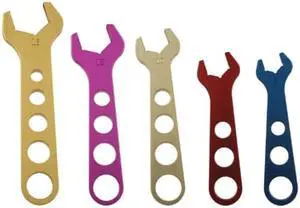 Allstar Performance ALL11100 Aluminum Wrench Set (-6, -8, -10, -12, and -16)