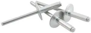 Allstar Performance ALL18153 Aluminum 3/8" - 1/2" Grip Range Large Head Rivet, (Pack of 250)