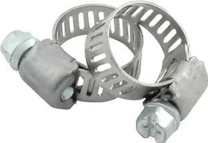 Allstar Performance ALL18330 1/2" OD Stainless Steel Hose Clamp - Pair