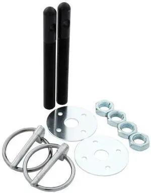 Allstar ALL18484 Black 3/8" Aluminum Hood Pin Kit