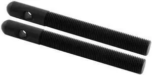 Allstar Performance ALL18491 Black 3/8" x 3-1/2" Aluminum Hood Pin - Pair