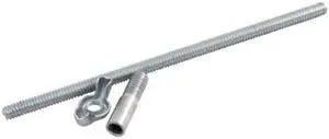 Allstar Performance ALL26056 1/4"-20 x 6" Straight Air Cleaner Stud with Adapter