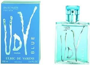 Udv Blue By Ulric De Varens For Men Eau De Toilette Spray, 3.4-Ounces