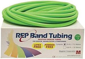 Rep Band Latex-Free Tubing - 25 - Level 3/Green