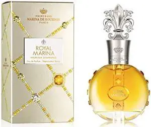 Royal Marina Diamond by Princesse Marina de Bourbon | Eau de Parfum Spray | Fragrance for Women | Fruity, Oriental, and Musky Scent with Notes of Vanilla and Tonka Bean | 100 mL / 3.4 fl oz Royal Marina Diamond by Princesse Marina de Bourbon | Eau de Parfum Spray | Fragrance for Women | Fruity, Oriental, and Musky Scent with Notes of Vanilla and Tonka Bean | 100 mL / 3.4 fl oz