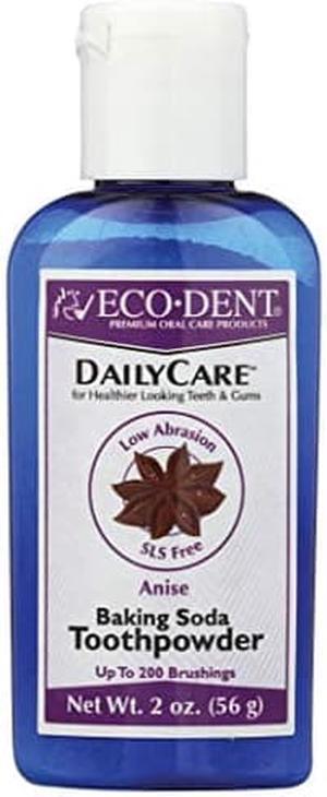 ECO-DENT Daily Care Baking Soda Toothpowder, Anise, Essential Oil, 2 Ounce (164014)