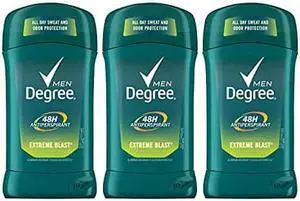 Degree Men Anti-Perspirant Deodorant Invisible Stick Extreme Blast - 2.7 oz, Pack of 3
