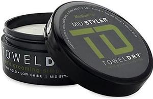 Towel Dry Mid Styler Paste for Men, Firm Hold, 1.69 Ounces