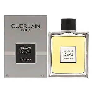 Guerlain LHomme Ideal Eau de Toilette Spray for Men, Woody Aromatic, 5 Fl Oz