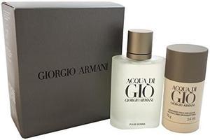 Acqua Di Gio by Giorgio Armani for Men - 2 Pc Gift Set 3.4oz EDT Spray, 2.6oz Deodorant Stick