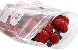 Royal Double Zipper Quart Bags, 7" x 8", Package of 500