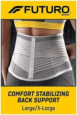 Futuro Stabilizing Back Support, Moderate Stabilizing Support, Adjust to Fit, Large/X-Large (46816)
