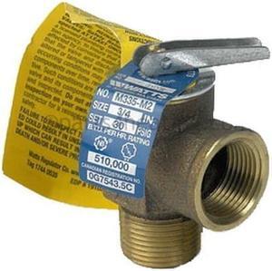 Watts Regulator 0342692 Boiler Relief Valve 3/4" 30Psi, bronz