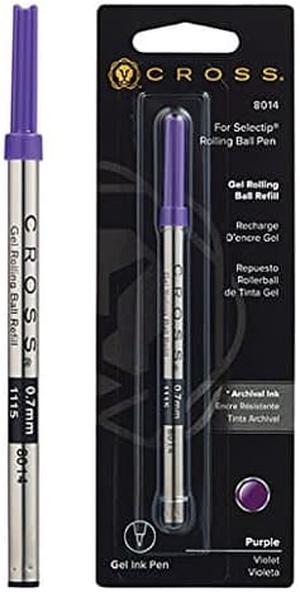 Cross Selectip Gel Rollerball Pen Refill - Purple - Single Pack