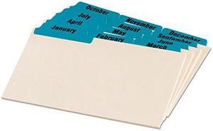 OXF04613 - Laminated Tab Index Card Guides