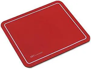 Kelly Computer Supply SRV Optical Mouse Pad, Nonskid Base, 9" x7-3/4", Red (KCS81108)
