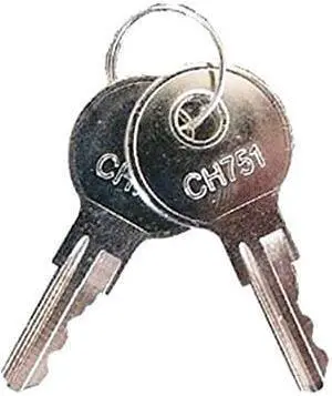 Pyramid Time Systems Time Clock Replacement Keys, 3500, 3550SS, 3600SS, 3700, 4000, 4000Pro, 4000HD, 5000, 5000HD, 2/Pack (41479K)