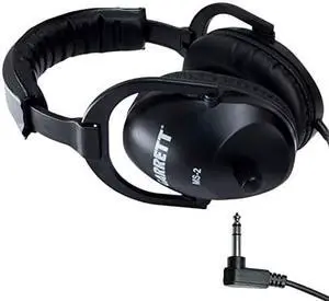 Garrett Metal Detectors MS-2 Headphones, Land-Use 1/4" Stereo Plug, GAR1627300