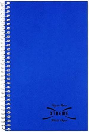 National Kolor Kraft Cover Notebook, College Ruled, Blue, 1 Subject, 7.75" x 5", 80 Sheets (33502)