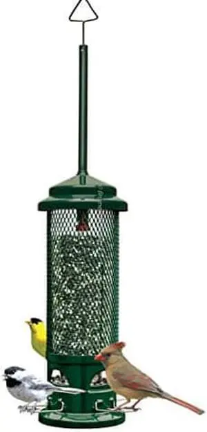 Squirrel Buster Legacy Squirrel-proof Bird Feeder w/4 Metal Perches, 2.6-pound Seed Capacity