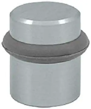 1.5 in. Round Universal Floor Bumper (Brushed Chrome)