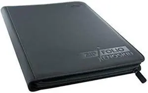 Ultimate Guard 9 Pocket XenoSkin Zipfolio, Black Ultimate Guard 9 Pocket XenoSkin Zipfolio, Black