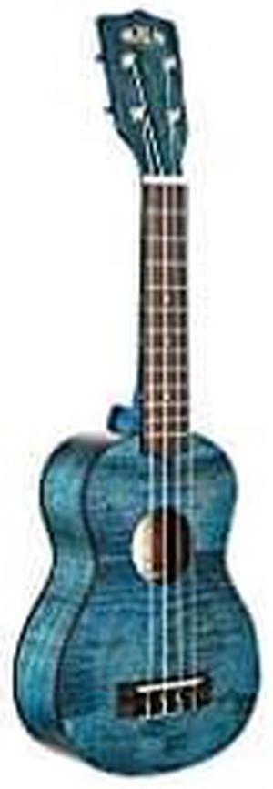 Kala Exotic Mahogany Soprano - Blue Satin