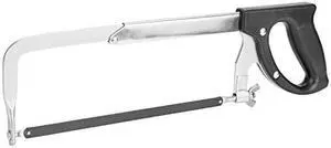 GreatNeck 125 12 Inch Solid Steel Adjustable Frame Hacksaw, 10 Inch Saw Blade, 12 Inch Saw Blade, Portable Hacksaw, Steel Hacksaw Blade Handle