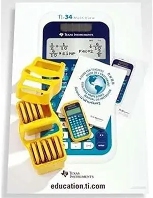 Texas Instruments TI-34 MultiView Scientific Calculator - Teacher Kit (10 pack)