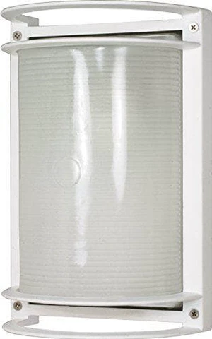 Nuvo Lighting 60-530 Rectangle Wall Sconce, Semi Gloss White Nuvo Lighting 60-530 Rectangle Wall Sconce, Semi Gloss White