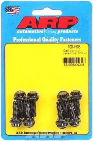 ARP 1007503 Cast Aluminum Valve Cover Bolt Kit - Set of 8
