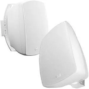 OSD Audio Patio Pro Speaker 6.5" Indoor Outdoor IP65 Composite Cabinet White Pair AP650