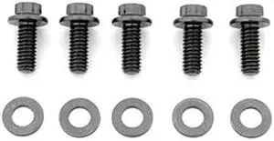 ARP 641-0750 Black Oxide 5/16-18" RH Thread 0.750" UHL 12-Point Bolt with 3/8" Socket and Washer, (Set of 5)
