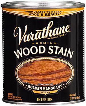 1 qt Rust-Oleum Brands 211718H Golden Mahogany Varathane Oil-Based Interior Wood Stain Pack of 1