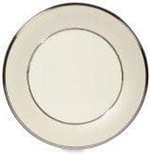 Lenox Ivory Frost Platinum Banded Ivory China Dinner Plate