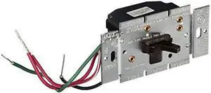 Lutron Toggler Fan Control, Single-Pole, AYFSQ-F-BR, Brown