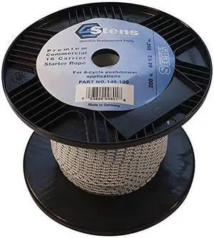 Stens 200' Solid Braid Starter Rope, 4 1/2 Solid Braid, ea, 1