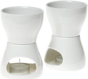 Norpro 213 Porcelain Butter Warmer, 2pc set, 4 x 7 x 4 inches, As Shown