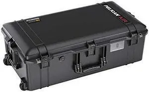 Pelican Air 1615 Case with Padded Dividers (2020 Edition with Push Button Latches) - Black (016150-0041-110)