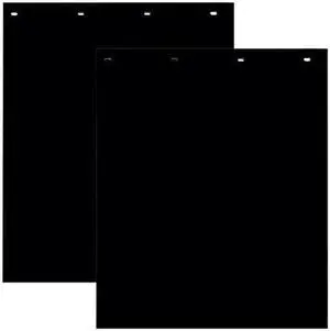 Buyers Products Polymer Mud Flaps - Pair, 24in.W x 36in.L, Black, Model Number RC36PPB