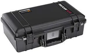 Pelican Air 1525 Case with Trekpack Dividers (2020 Edition with Push Button Latches) - Black (015250-0051-110)